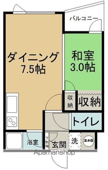 北海道網走市南四条東5丁目の賃貸マンションの間取り