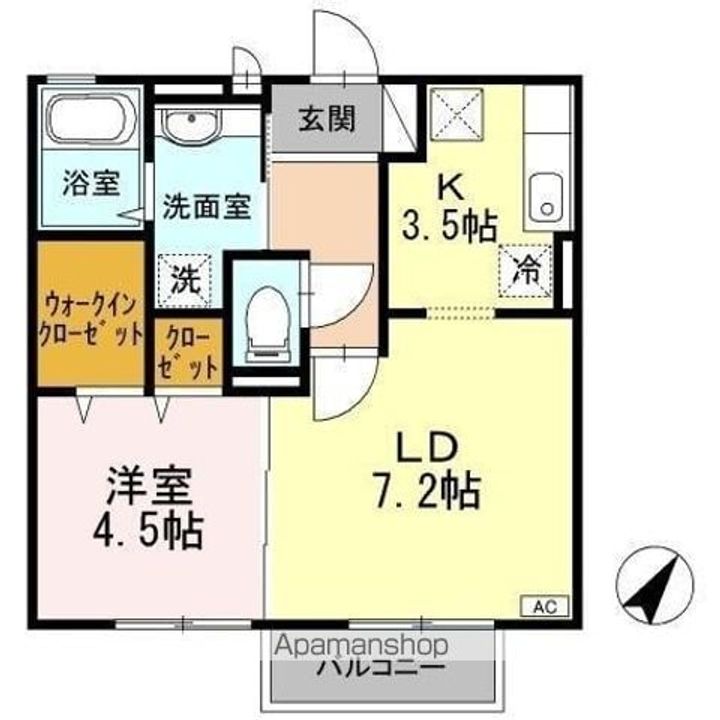 ノールヴィラージュⅡの間取り