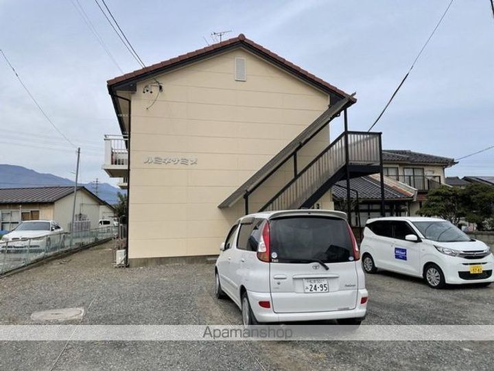 長野県松本市波田の賃貸アパートの外観