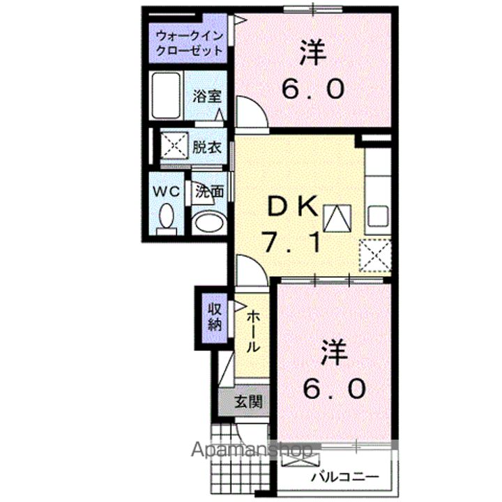 プラージュの間取り
