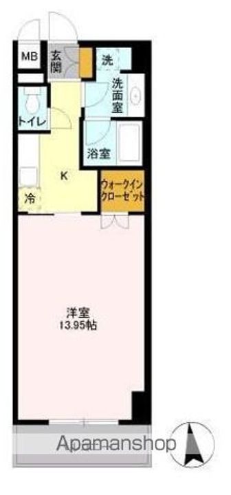 ラクラス麻布十番の間取り