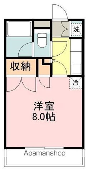 宮城県仙台市青葉区旭ケ丘3丁目の賃貸マンション107の間取り