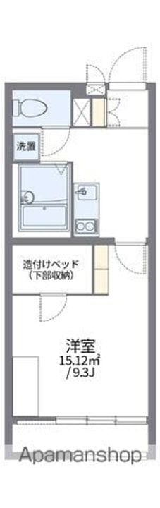 レオパレスプレミールの間取り
