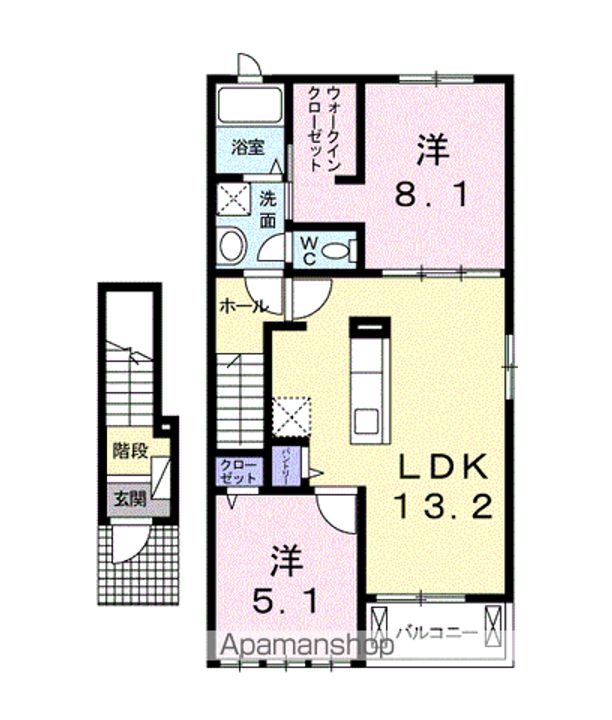 イースト ワン ハルズの間取り