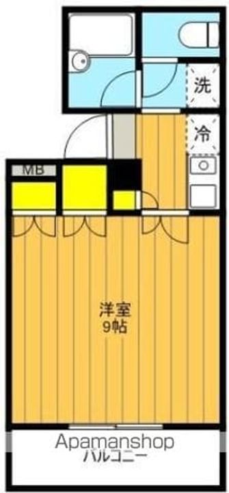 アップル咲田の間取り