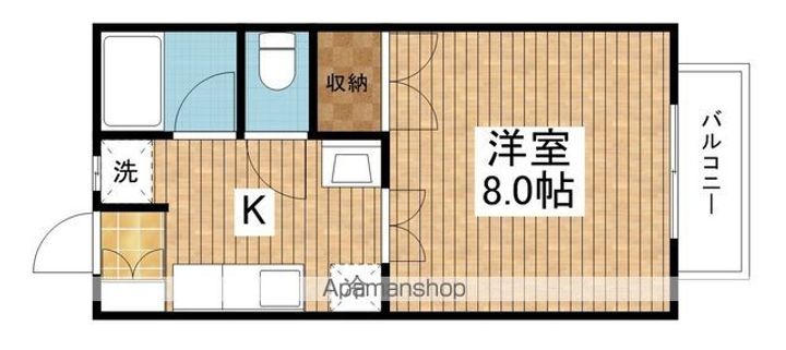ガーデンシティハウスC棟207の間取り