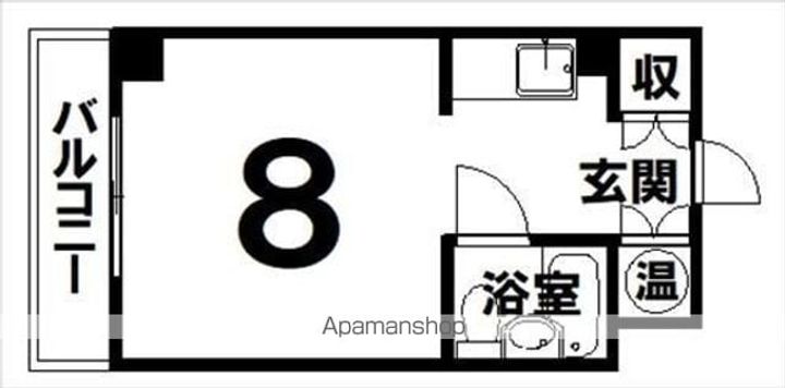 クラックスハイム第3帯広407の間取り