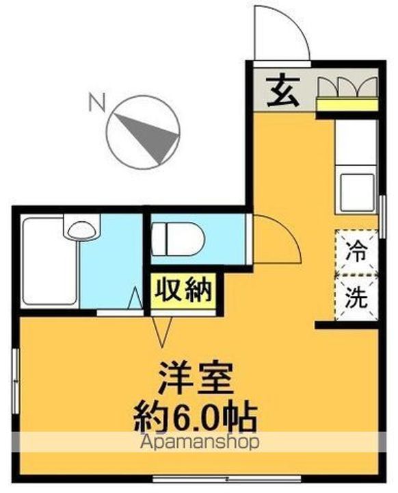 プリティーハウス102の間取り