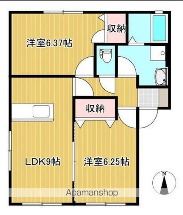 パシフィック鹿嶋の間取り
