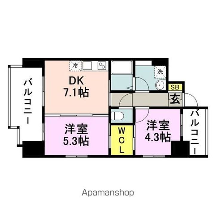 shostyleHAKATAの間取り