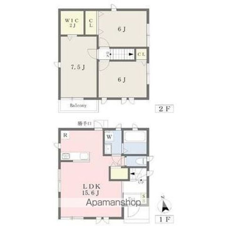 神奈川県横浜市戸塚区上倉田町(一戸建)の賃貸物件の間取り