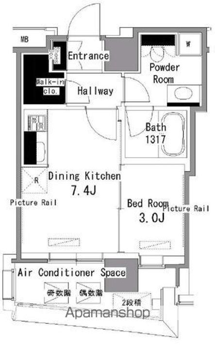 マイタワーレジデンスの間取り