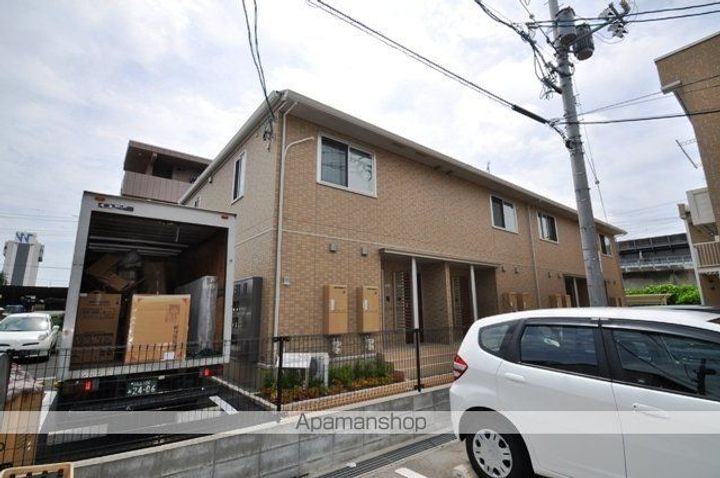 岡山県岡山市北区高柳東町の賃貸アパートの外観