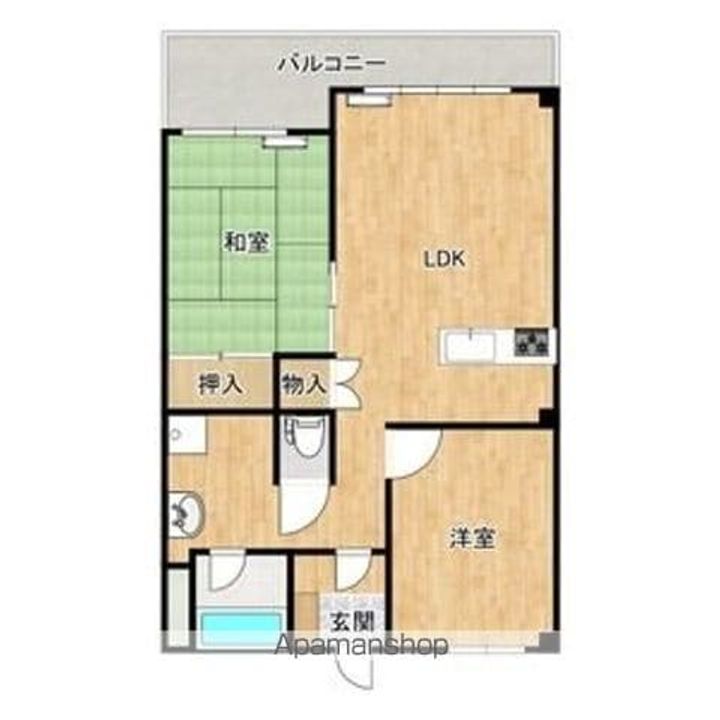 滝子アネックス3-Bの間取り