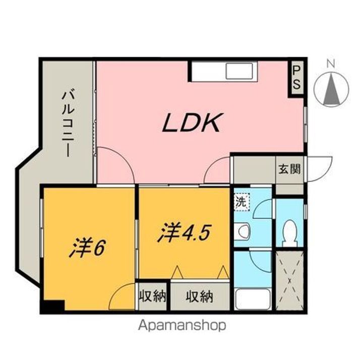 アドホック6(ADHOCBLD.)の間取り