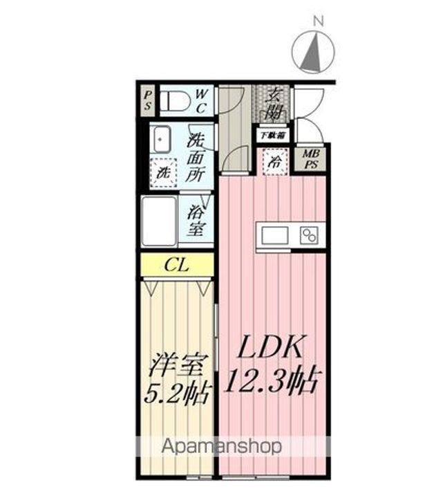 リーブルファイン八潮大曽根の間取り