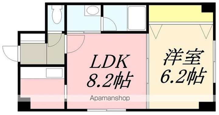 コミュニティ美原Ⅱ404の間取り