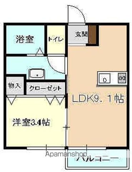 おおさきハイツ101の間取り