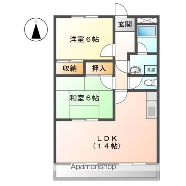 エスポワール西原の間取り