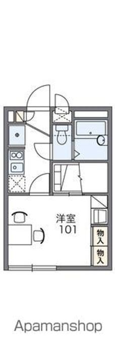 レオパレス優の間取り
