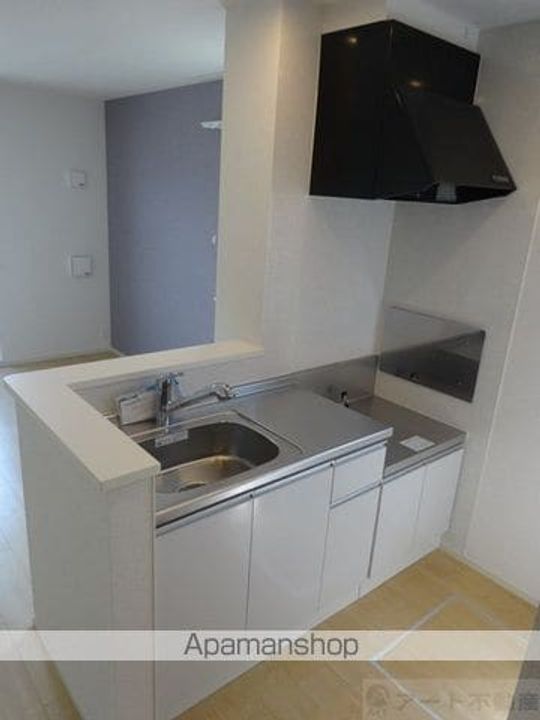 愛媛県伊予市下吾川の賃貸アパート106のキッチン