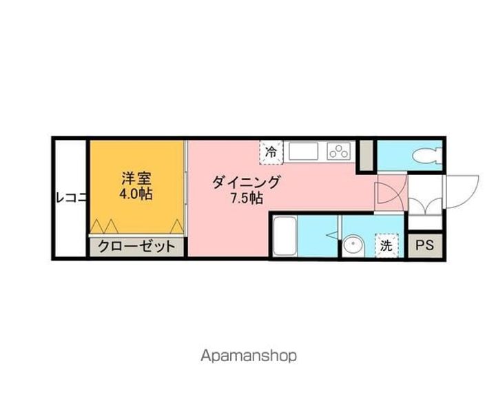 リデアル中津207の間取り