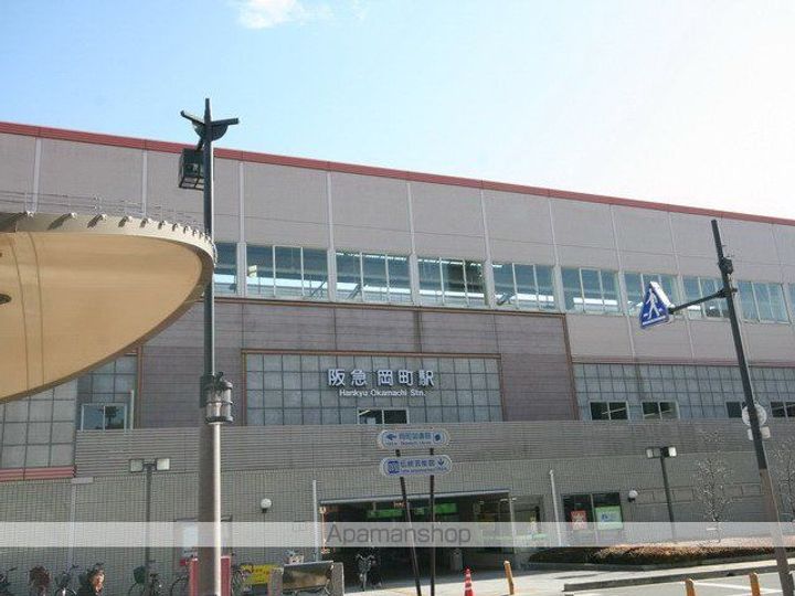 ラークスパ岡町の周辺