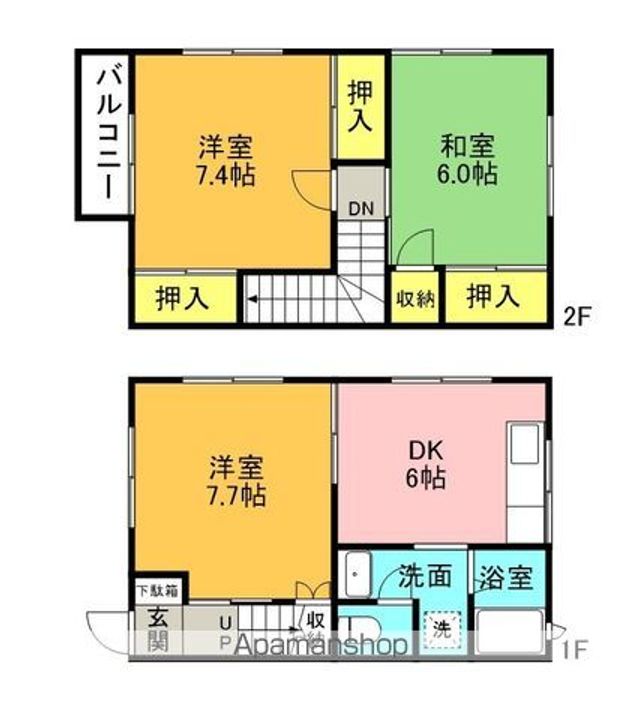 ミルトニアA-1の間取り