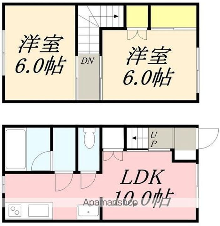 第5長谷川ハイツDの間取り