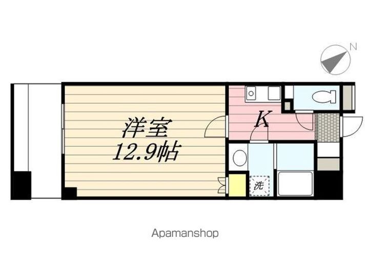 神奈川県横浜市中区元浜町4丁目の賃貸マンションの間取り