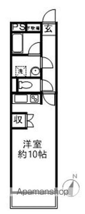 マンション都206の間取り