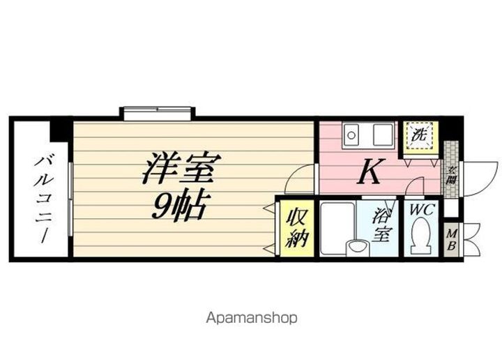 フェヴァリット・キューブ601の間取り