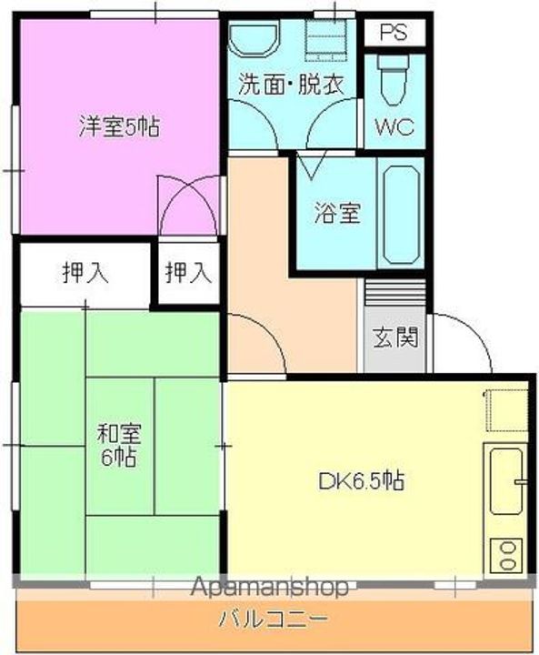 ヴィラ・テラスITOH401の間取り
