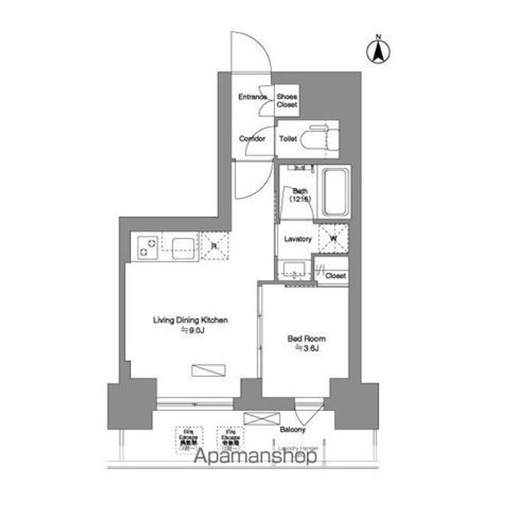 BRILLIA IST 新御徒町の間取り