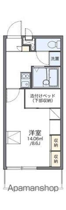 レオパレス陽陽303の間取り