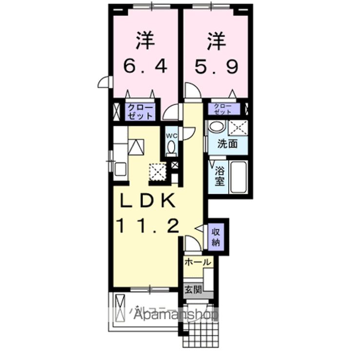 ジュエリースターBの間取り