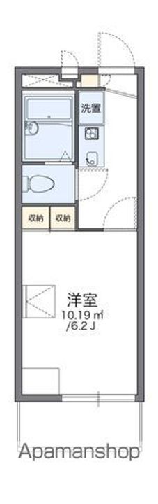 レオパレス加美204の間取り