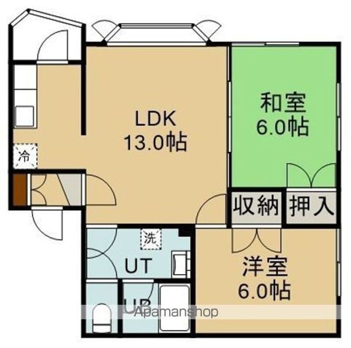 アクロスハイム(アクロスハイム)202の間取り