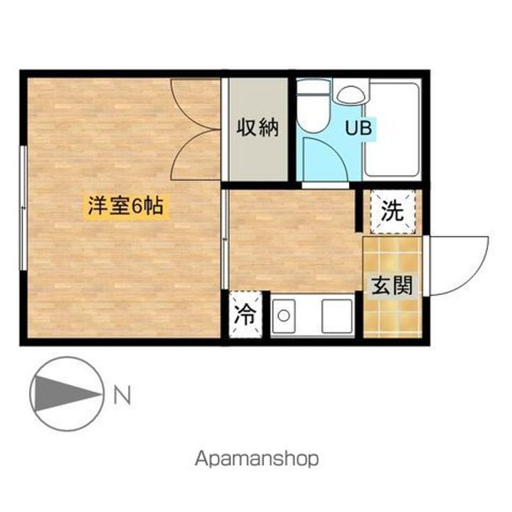 ハイツ白樺102の間取り