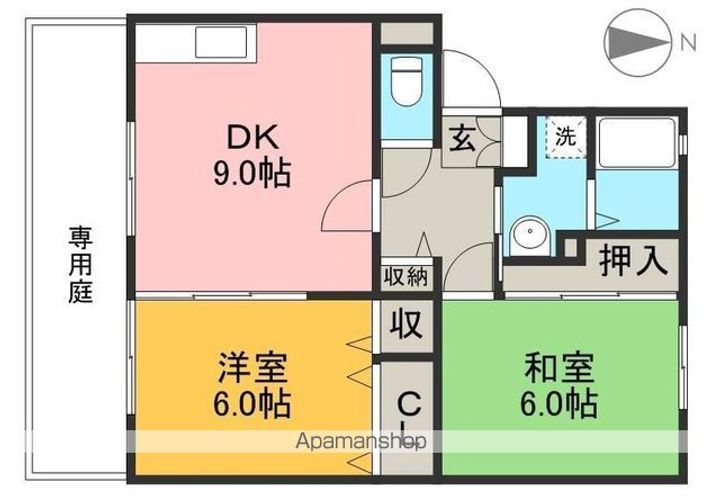エピナール D棟の間取り