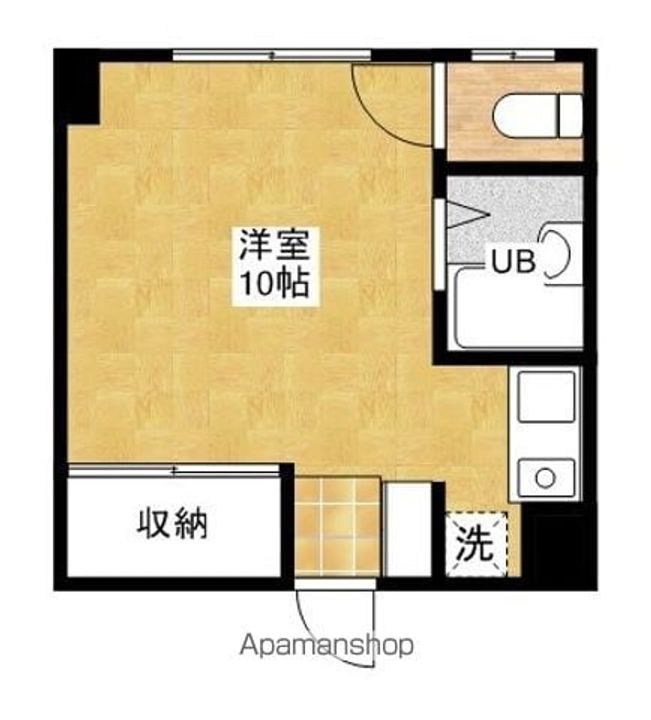 広島県広島市安佐南区山本1丁目の賃貸マンションの間取り