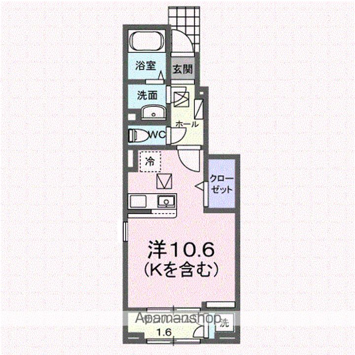 K’SスマルトBの間取り