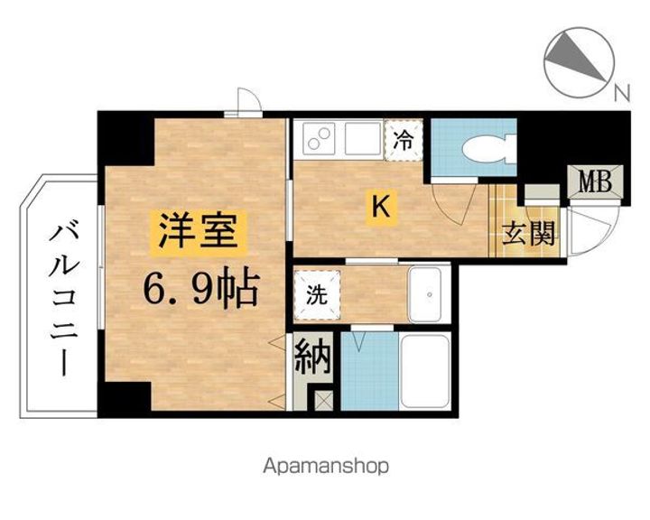 HILLS八王子台町601の間取り
