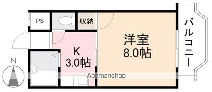 グリーンヒル第2202の間取り