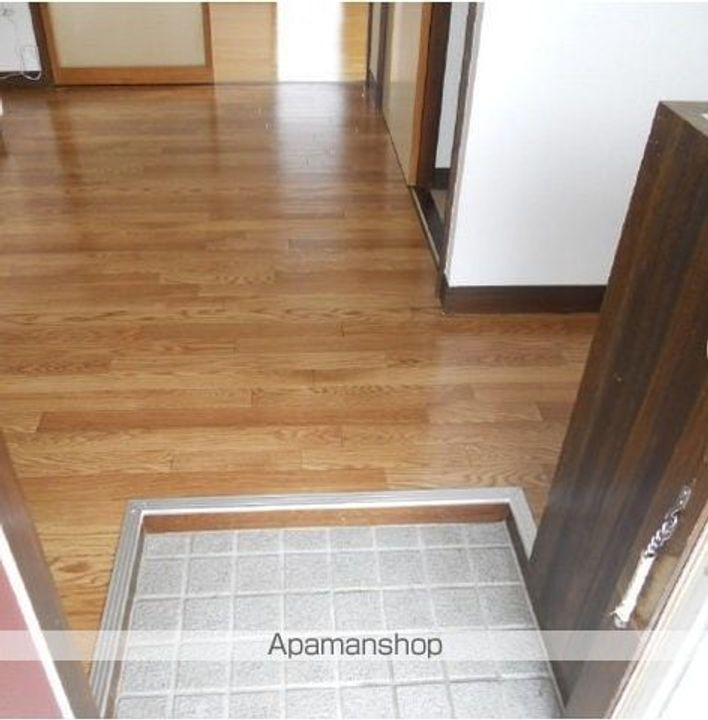 福島県会津若松市門田町大字一ノ堰字村西の賃貸アパートの玄関