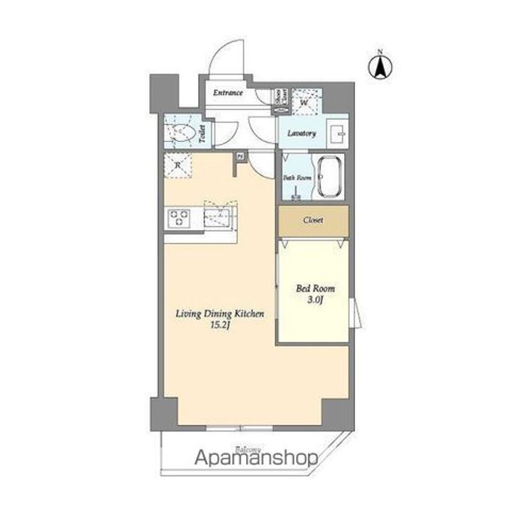 アルファコート谷在家の間取り