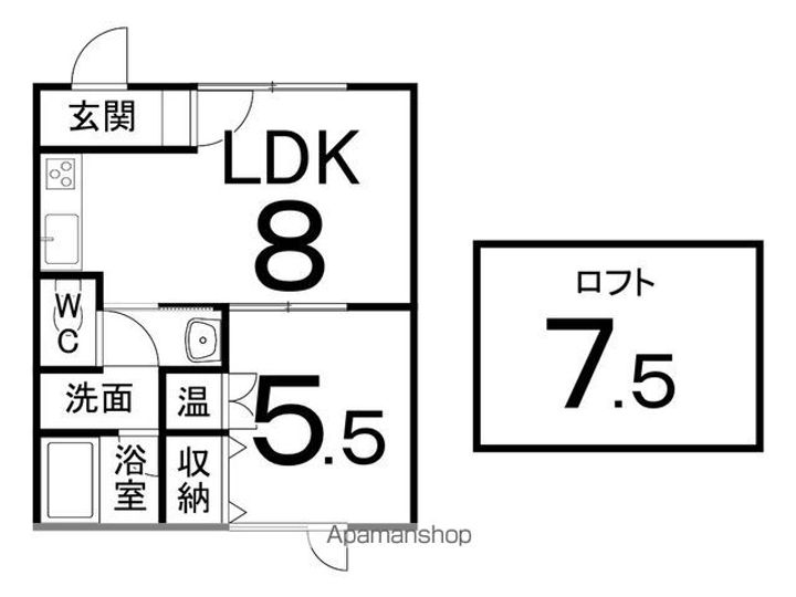 メゾンハーモニーの間取り
