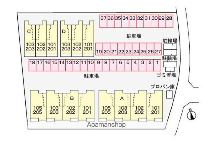 徳島県徳島市北島田町1丁目の賃貸アパートのその他画像