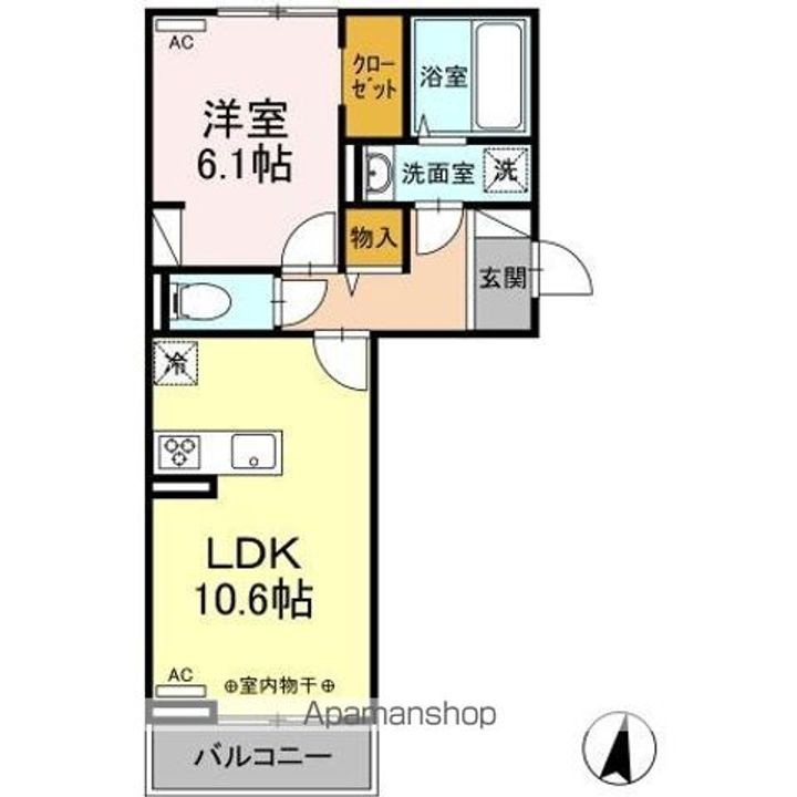 COZY COURT303の間取り