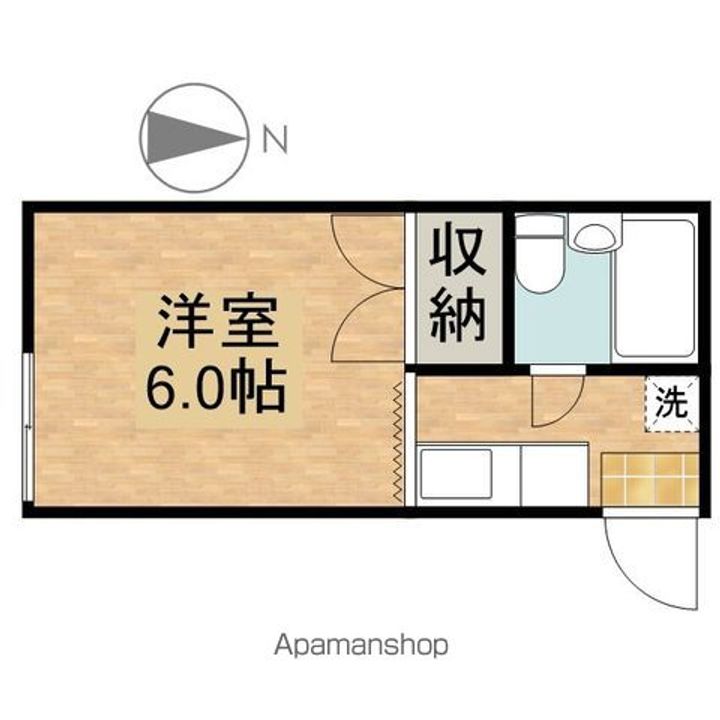 河合コーポAの間取り